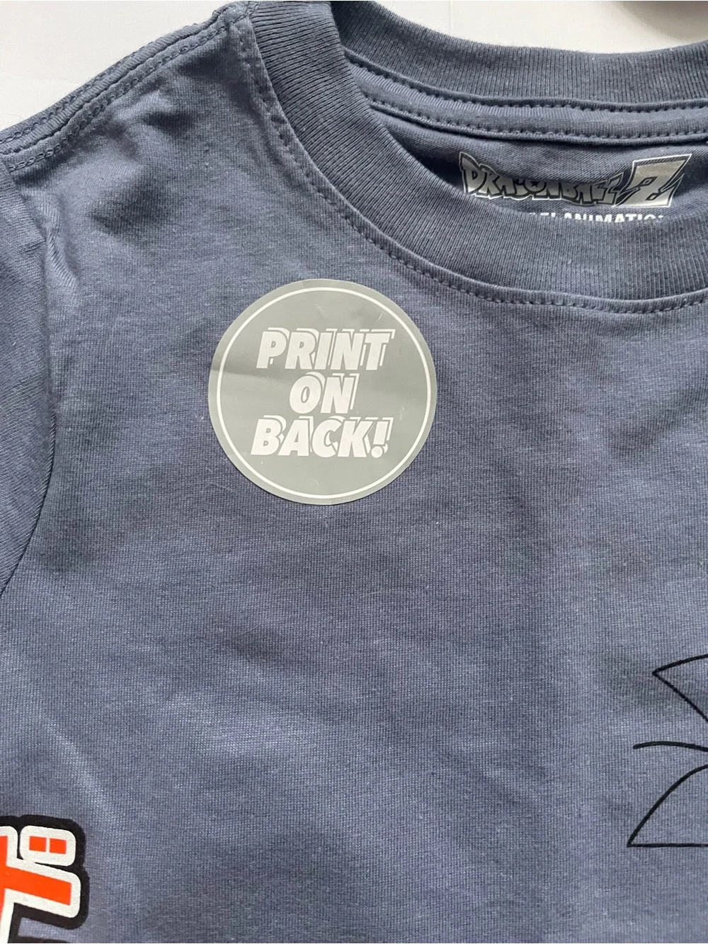 Kids Dragon Ball Z Graphic Tee in Grey XS